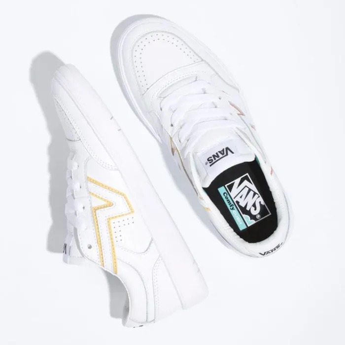 Vans Leather LowLand CC True WhiteMulti MensWomens Classics Shoes Vans Leather LowLand CC True WhiteMulti MensWomens Classics Shoes
