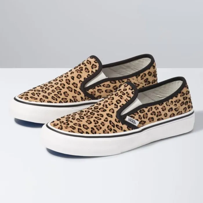 Vans Mini Leopard SlipOn SF SuedeMarshmallowMarshmallow MensWomens Surf Vibes