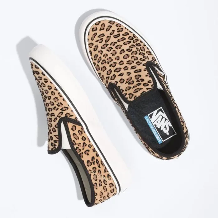 Vans Mini Leopard SlipOn SF SuedeMarshmallowMarshmallow MensWomens Surf Vibes
