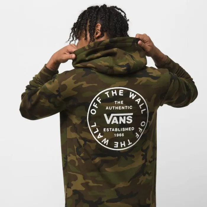 Vans Old Skool Circle Pullover Hoodie Camo Mens Hoodies and Jackets Vans Old Skool Circle Pullover Hoodie Camo Mens Hoodies and Jackets