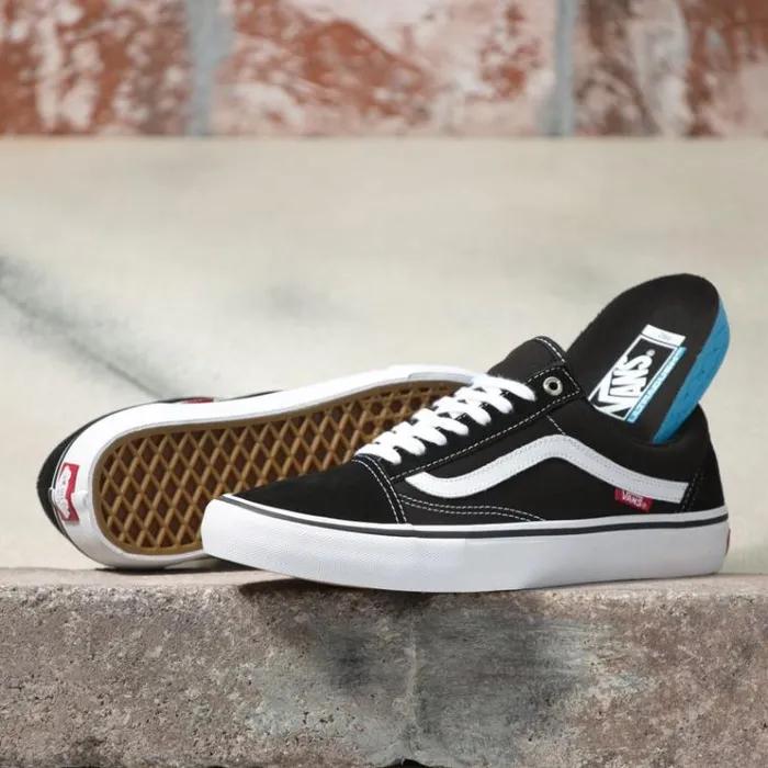 Vans Old Skool Pro Blackwhite MensWomens Pro Skate