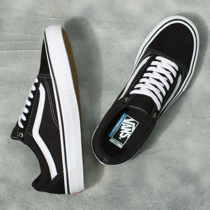 Vans Old Skool Pro Blackwhite MensWomens Pro Skate Vans Old Skool Pro Blackwhite MensWomens Pro Skate