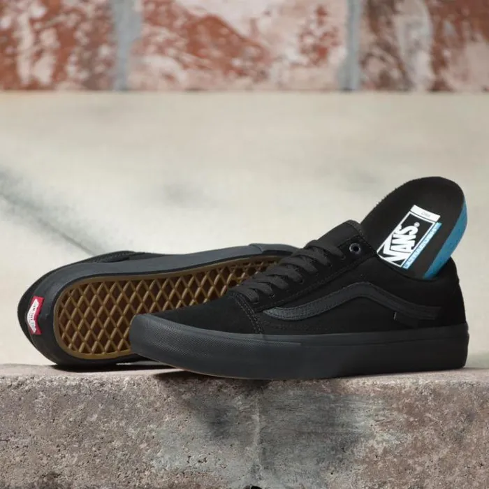 Vans Old Skool Pro Blackout MensWomens Pro Skate