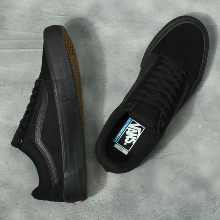 Vans Old Skool Pro Blackout MensWomens Pro Skate Vans Old Skool Pro Blackout MensWomens Pro Skate