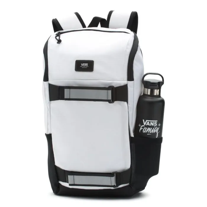 Vans Reflective Obstacle Skatepack White MensWomens Backpacks and Bags