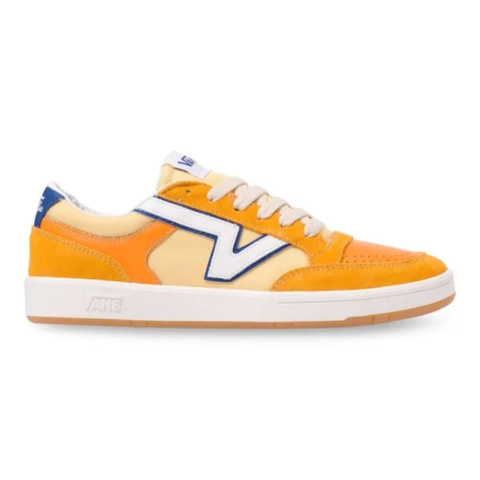 Vans Serio Collection Lowland CC GoldBlueWhite MensWomens Classics Shoes Vans Serio Collection Lowland CC GoldBlueWhite MensWomens Classics Shoes