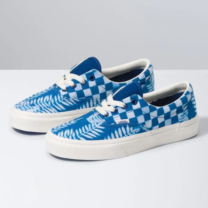 Vans Solar Floral Era True BlueMarshmallow Womens Classics Shoes