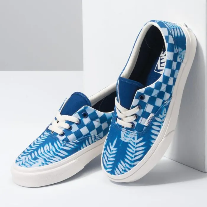 Vans Solar Floral Era True BlueMarshmallow Womens Classics Shoes Vans Solar Floral Era True BlueMarshmallow Womens Classics Shoes