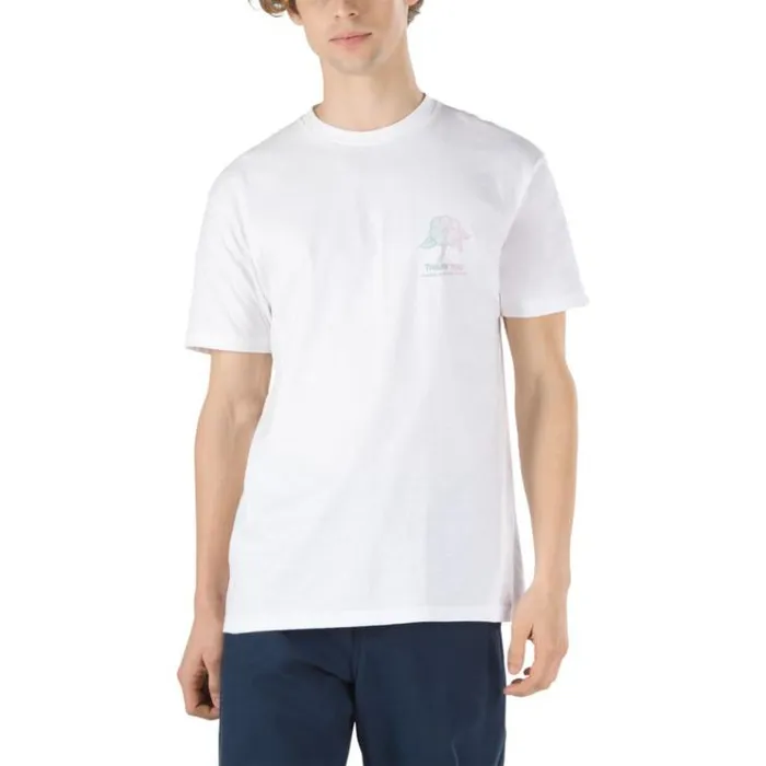 Vans Thank You Floral TShirt White Mens TShirts and Tanks Vans Thank You Floral TShirt White Mens TShirts and Tanks