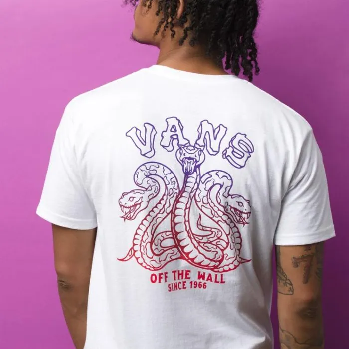 Vans Tres Culebras TShirt White Mens TShirts and Tanks