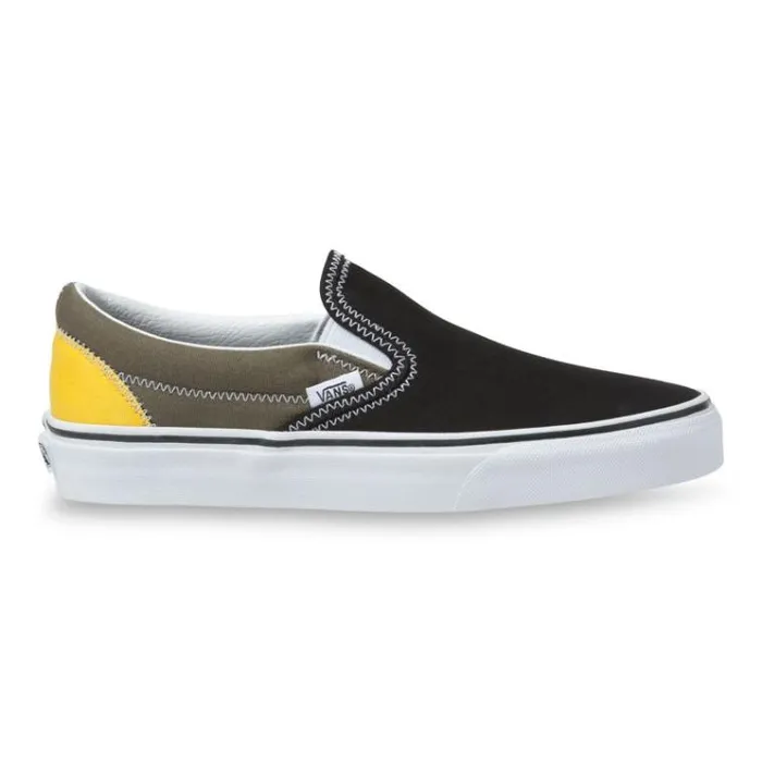 Vans Zig Zag Classic SlipOn MultiTrue White Mens Classics Shoes Vans Zig Zag Classic SlipOn MultiTrue White Mens Classics Shoes