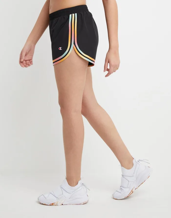 Varsity Shorts Print 35034 Blackmulti Women Champion Shorts
