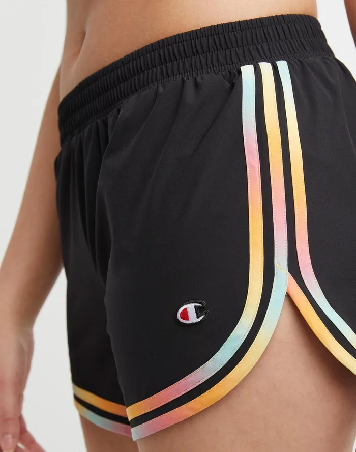 Varsity Shorts Print 35034 Blackmulti Women Champion Shorts