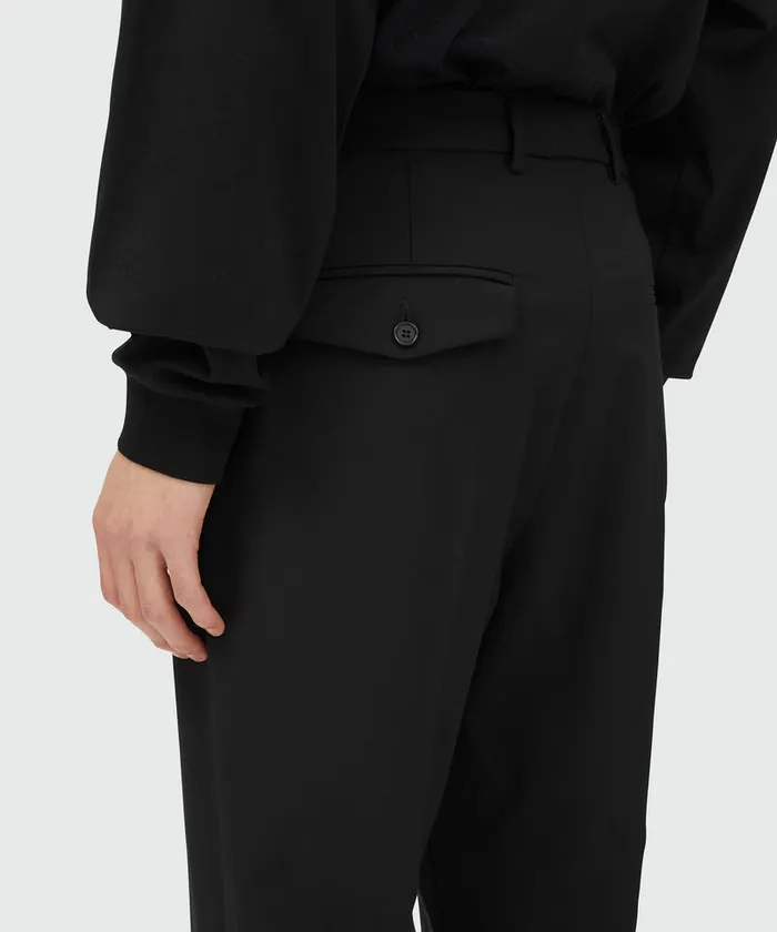 Virgin Wool Cigarette Pants Men MSGM Pants And Shorts
