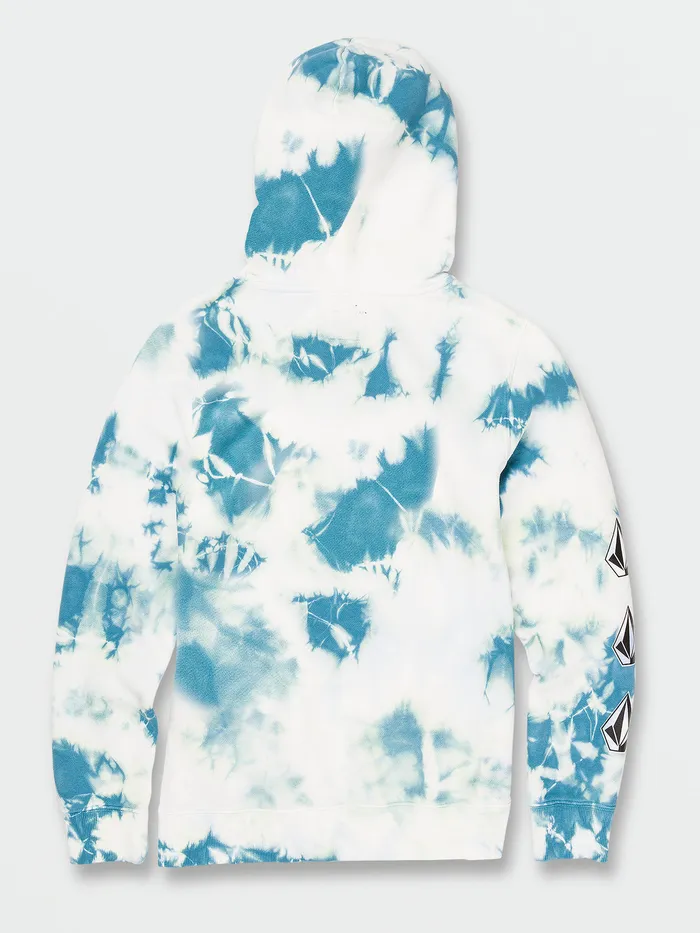 Volcom Hoodies and Sweatshirts Big Boys Iconic Stone Pullover 8211 Lime Tie Dye Lime Tie Dye 8211 Boys