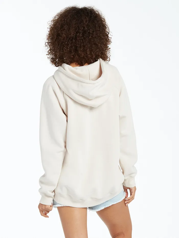Volcom Hoodies and Sweatshirts Truly Stoked Boyfriend Pullover 8211 Bone Bone 8211 Womens