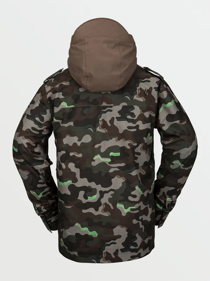 Volcom Jackets Mens Creedle2Stone Jacket 8211 Army 2020 Army 8211 Mens
