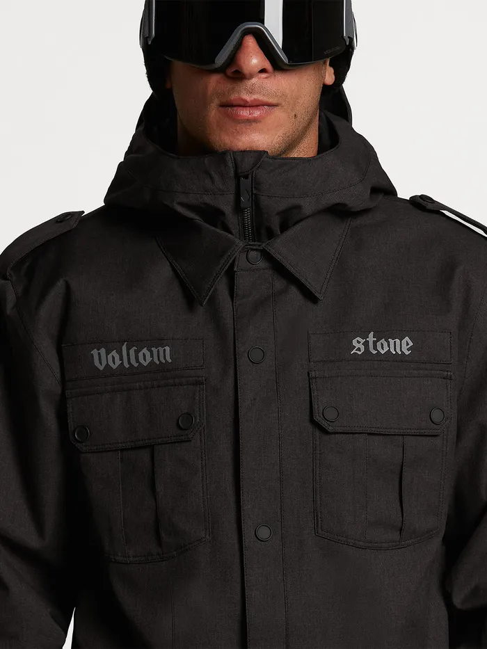 Volcom Jackets Mens Creedle2Stone Jacket 8211 Army 2020 Army 8211 Mens