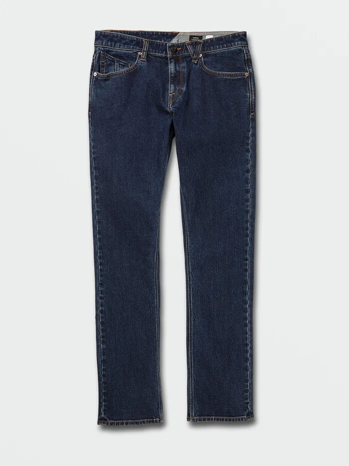 Volcom Jeans Vorta Slim Fit Jeans 8211 Dirty Med Blue Dirty Med Blue 8211 Mens