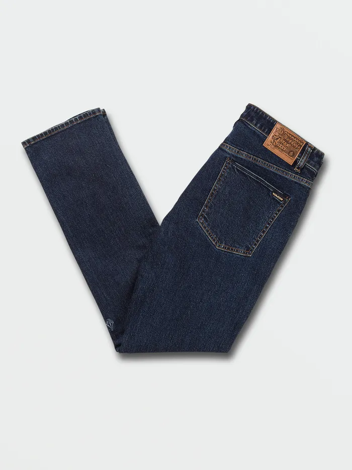 Volcom Jeans Vorta Slim Fit Jeans 8211 Dirty Med Blue Dirty Med Blue 8211 Mens