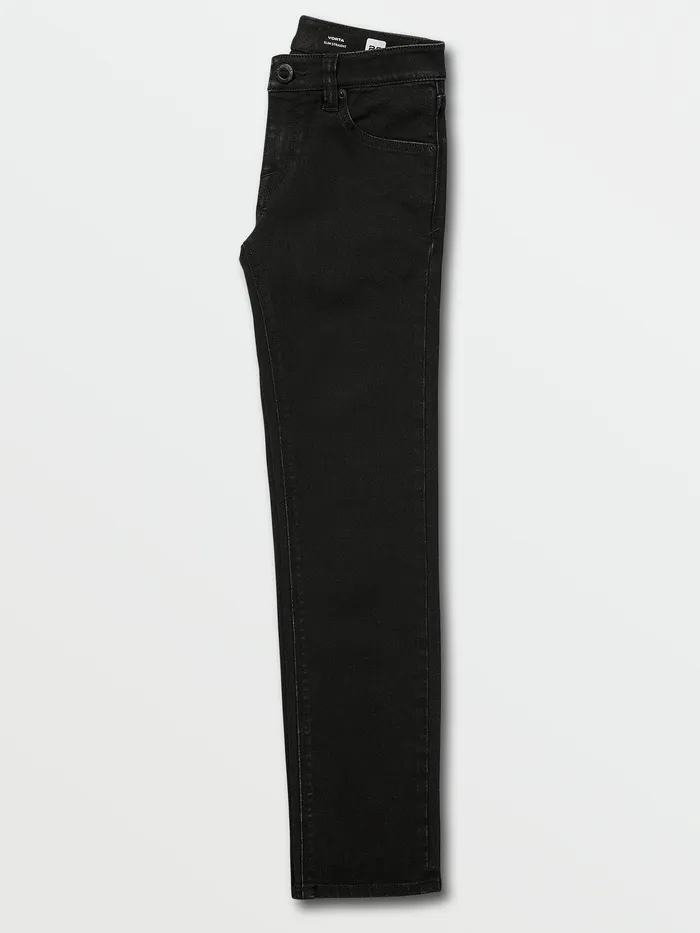 Volcom Pants Big Boys Vorta Jeans 8211 Blackout Blackout 8211 Boys