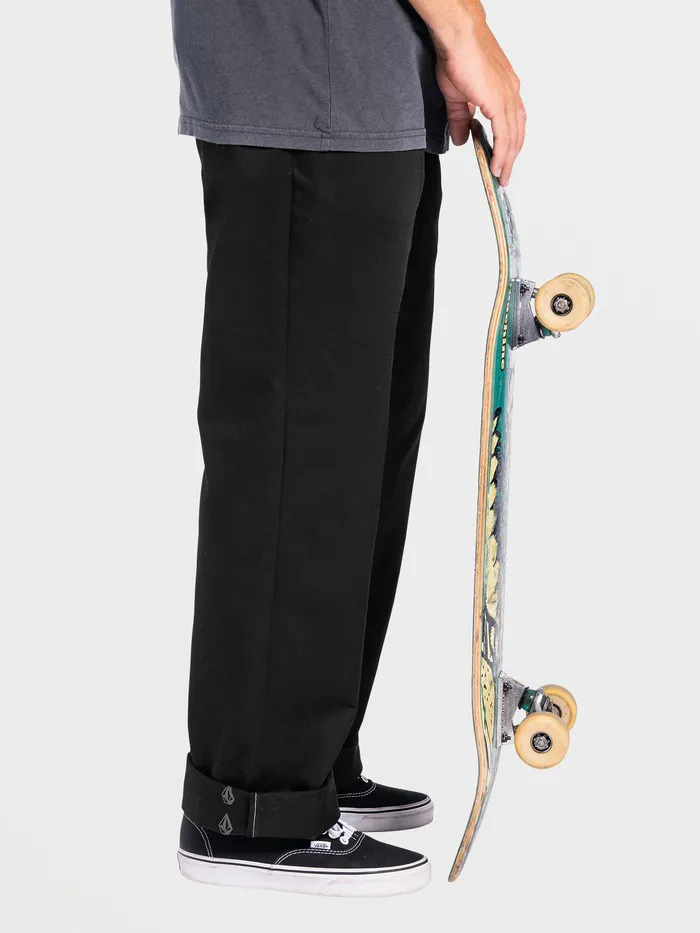 Volcom Pants Frickin Skate Chino Pants 8211 Black Black 8211 Mens