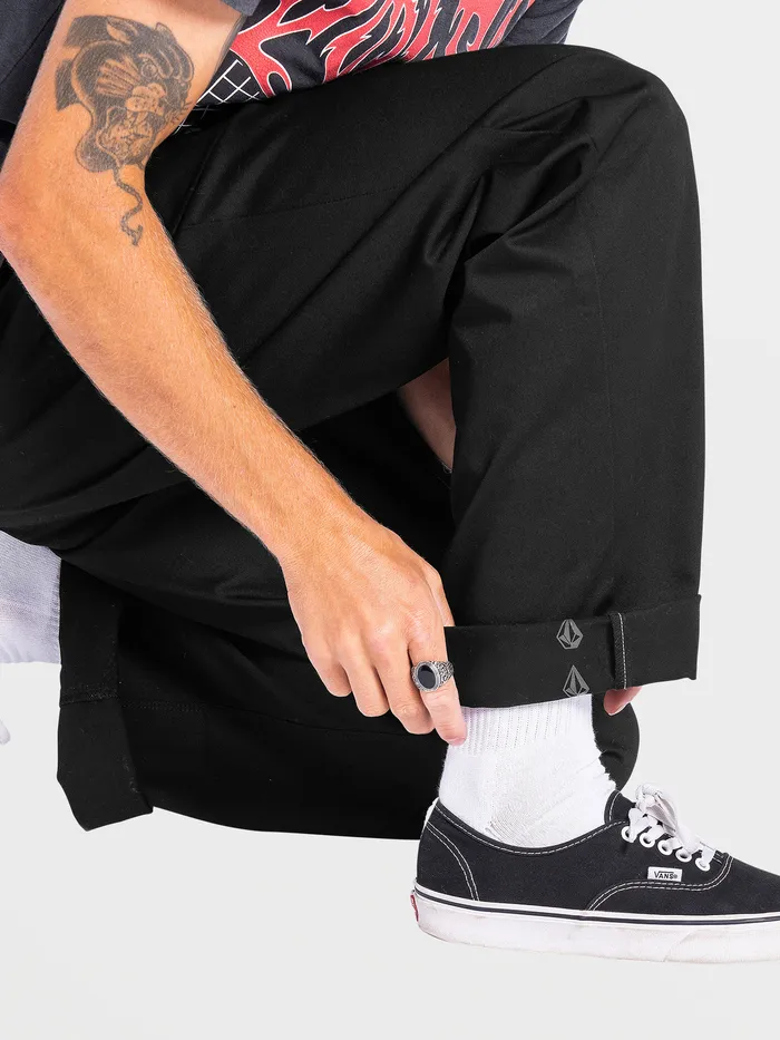 Volcom Pants Frickin Skate Chino Pants 8211 Black Black 8211 Mens
