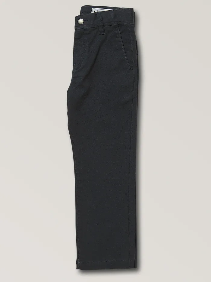 Volcom Pants Little Boys Frickin Modern Stretch Pants 8211 Black Black 8211 Boys