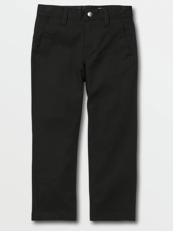 Volcom Pants Little Boys Frickin Modern Stretch Pants 8211 Black Black 8211 Boys