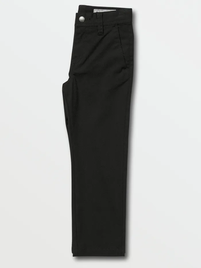 Volcom Pants Little Boys Frickin Modern Stretch Pants 8211 Black Black 8211 Boys