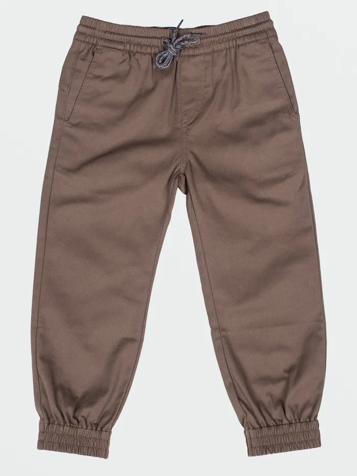 Volcom Pants Little Boys Frickin Slim Jogger Pants 8211 Mushroom Mushroom 8211 Boys