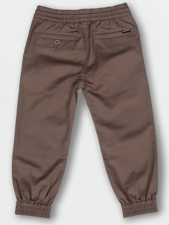 Volcom Pants Little Boys Frickin Slim Jogger Pants 8211 Mushroom Mushroom 8211 Boys