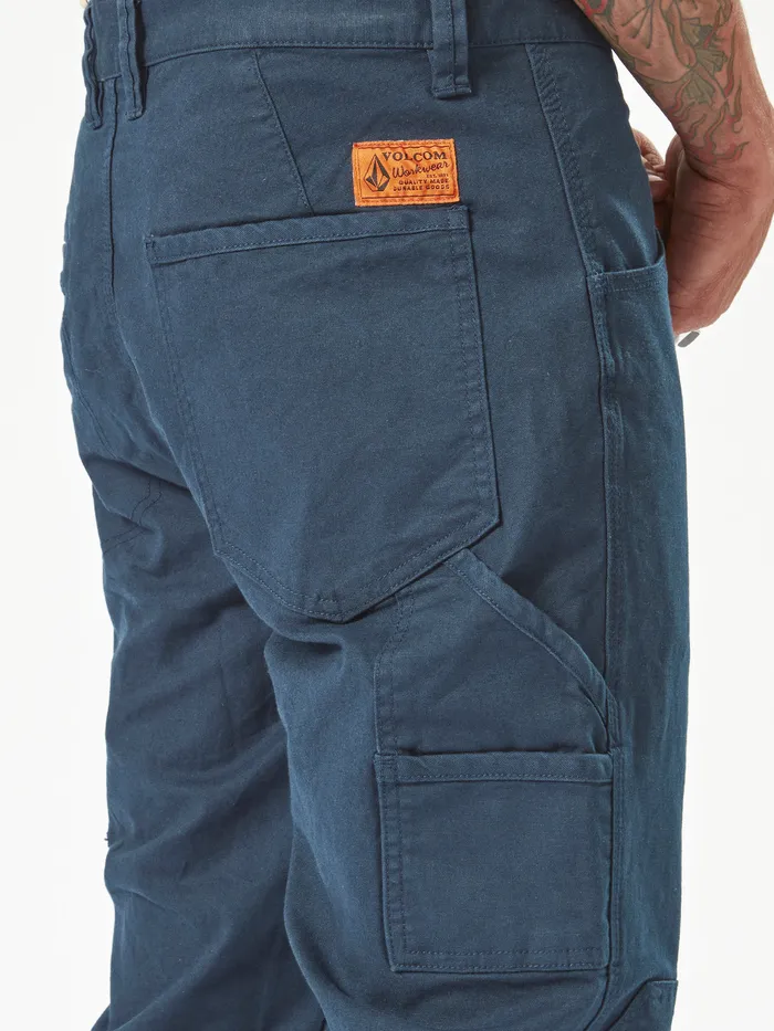 Volcom Pants Volcom Workwear Caliper Cuffed Pants 8211 Navy Navy 8211 Mens