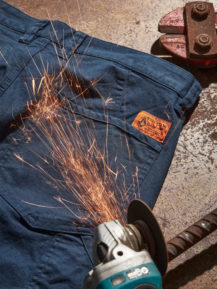 Volcom Pants Volcom Workwear Caliper Cuffed Pants 8211 Navy Navy 8211 Mens