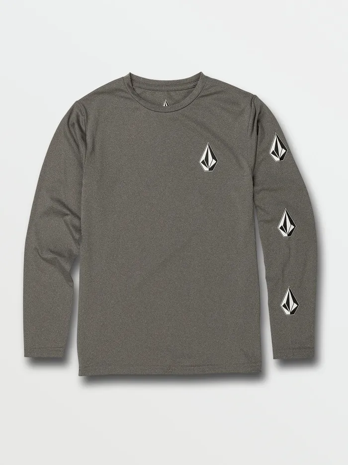 Volcom Rashguards Little Boys Deadly Stones Long Sleeve UPF 50 Rashguard 8211 Grey Grey 8211 Boys Volcom Rashguards Little Boys Deadly Stones Long Sleeve UPF 50 Rashguard 8211 Grey Grey 8211 Boys