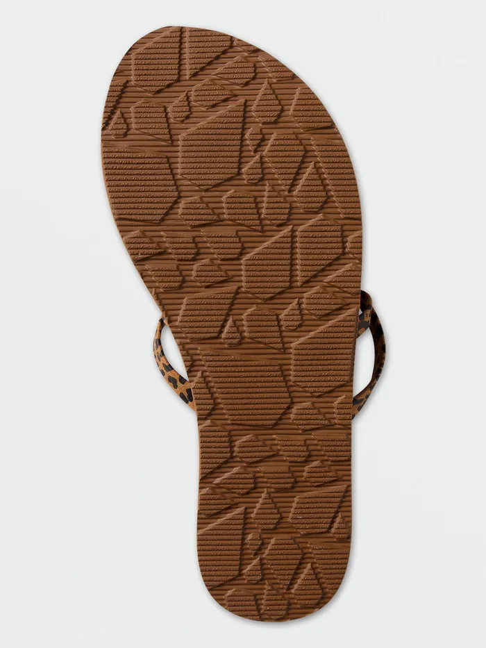 Volcom Sandals Easy Breezy II Sandal 8211 Cheetah Cheetah 8211 Womens