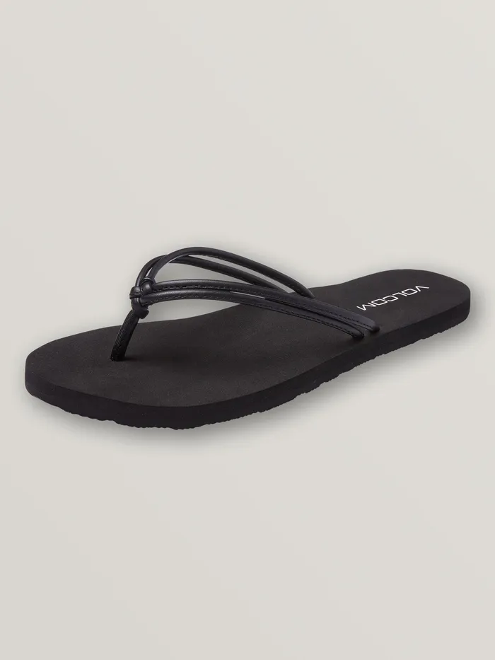 Volcom Sandals Forever And Ever II Sandal 8211 Black Out Black Out 8211 Womens