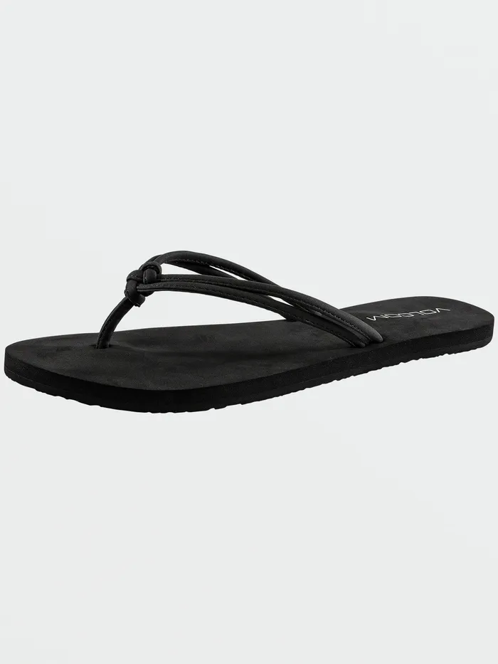 Volcom Sandals Forever And Ever II Sandal 8211 Black Out Black Out 8211 Womens