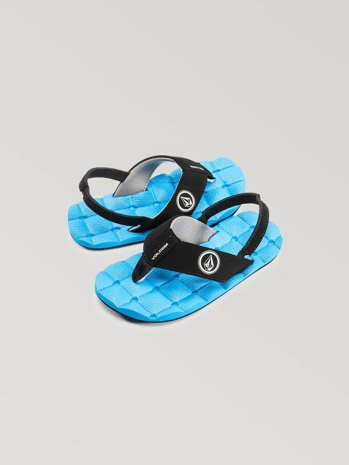 Volcom Sandals Little Boys Recliner Sandal 8211 Marina Blue Marina Blue 8211 Boys