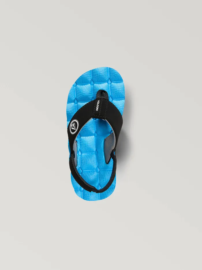 Volcom Sandals Little Boys Recliner Sandal 8211 Marina Blue Marina Blue 8211 Boys