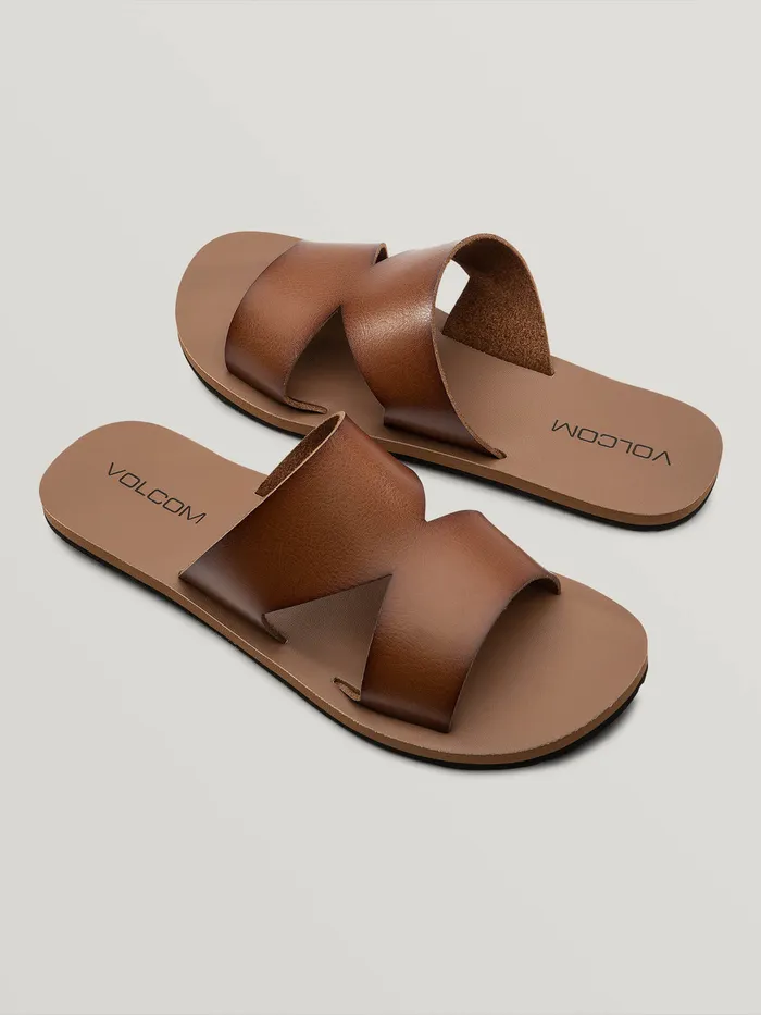 Volcom Sandals Seeing Stones Sandal 8211 Cognac Cognac 8211 Womens