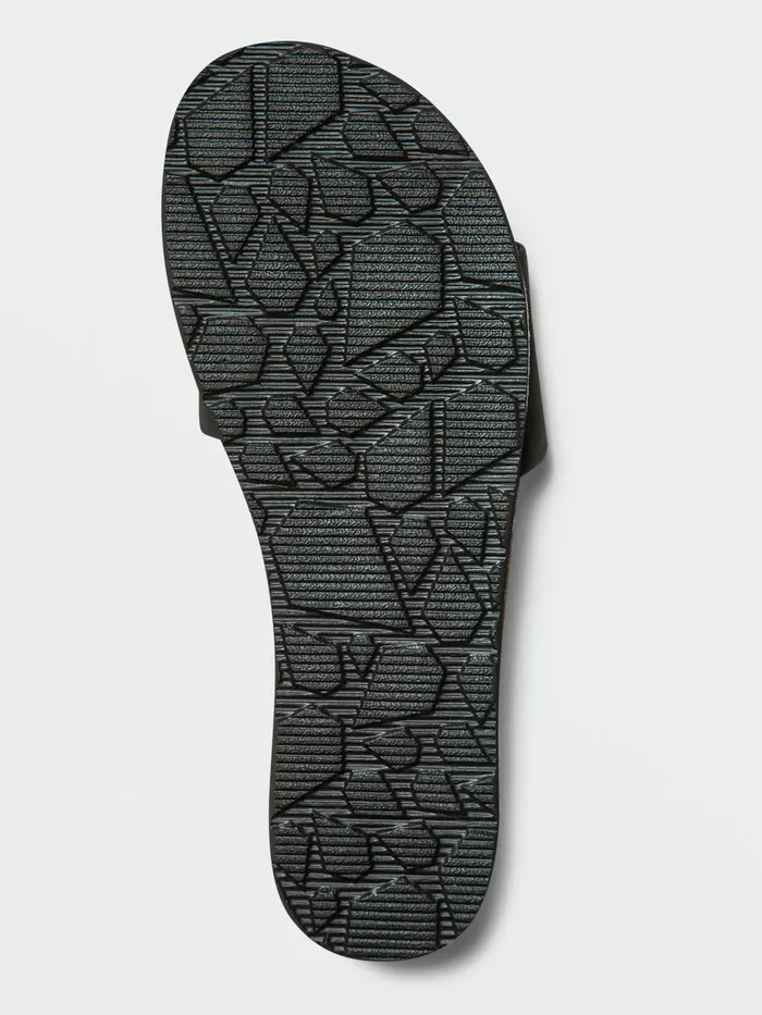 Volcom Sandals Simple Slide Sandal 8211 Black Black 8211 Womens