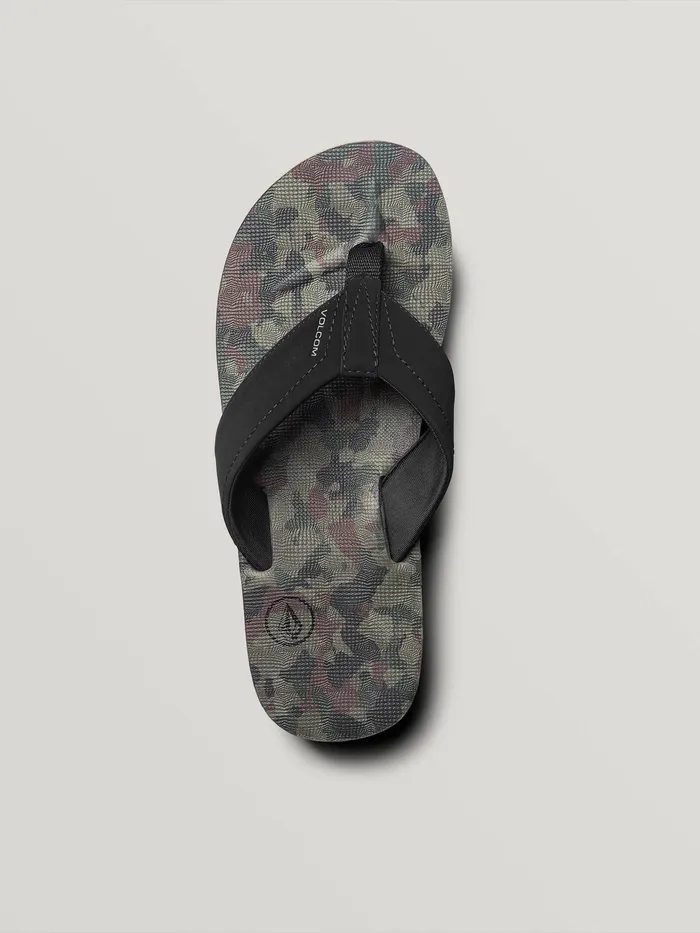 Volcom Sandals Victor Sandals 8211 Dark Camo Dark Camo 8211 Mens
