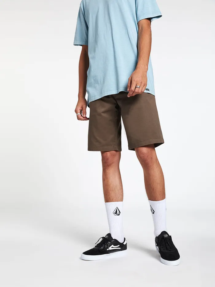 Volcom Shorts Frickin Chino Shorts 8211 Mushroom Mushroom 8211 Mens