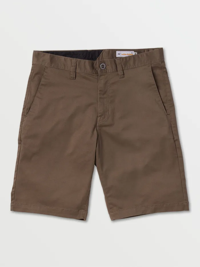 Volcom Shorts Frickin Chino Shorts 8211 Mushroom Mushroom 8211 Mens