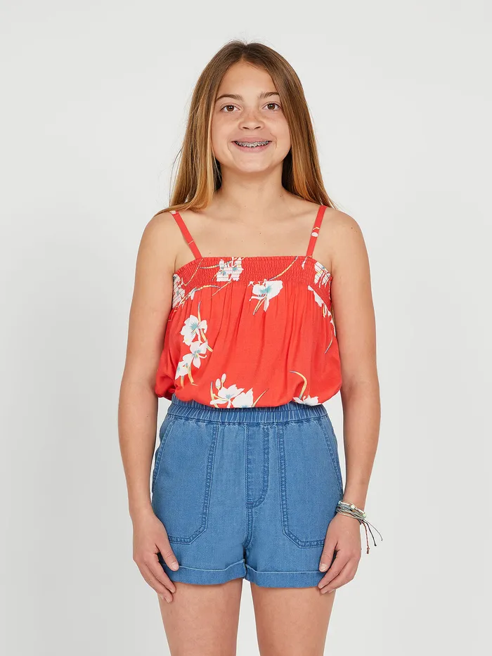 Volcom Shorts Girls Sunday Strut Shorts 8211 Airforce Blue Airforce Blue 8211 Girls