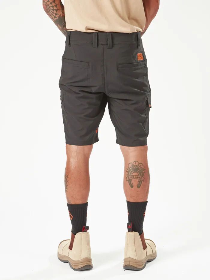 Volcom Shorts Volcom Workwear Slab Hybrid Shorts 8211 Black Black 8211 Mens