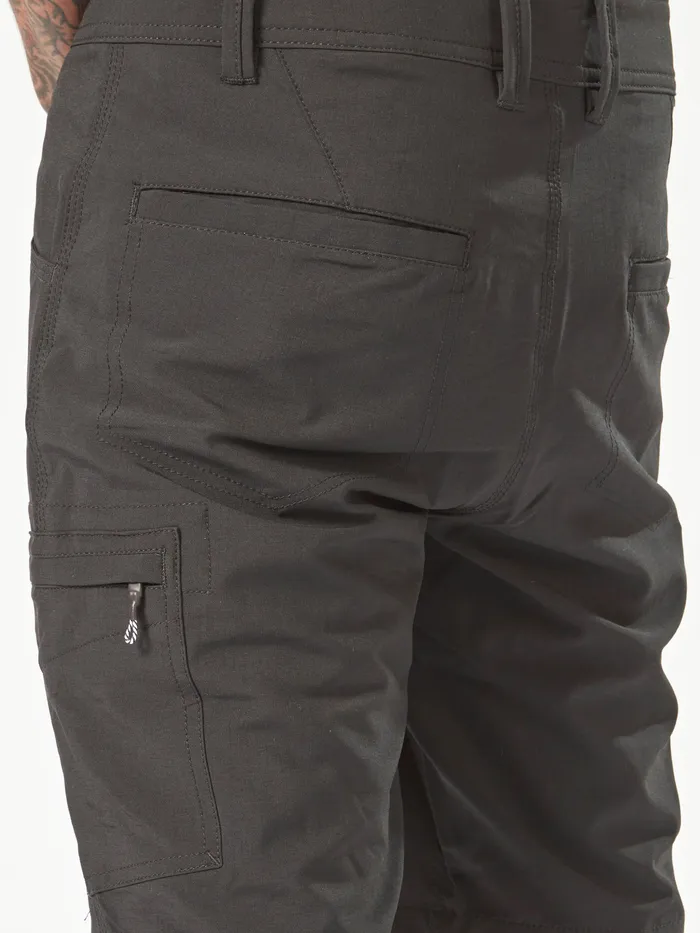 Volcom Shorts Volcom Workwear Slab Hybrid Shorts 8211 Black Black 8211 Mens