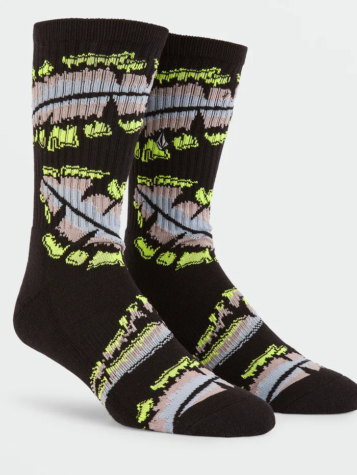 Volcom Socks Vibe Socks 8211 Black Black 8211 Mens