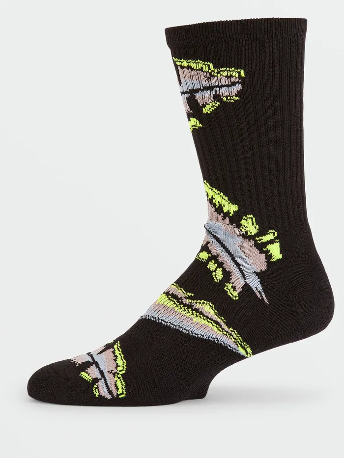 Volcom Socks Vibe Socks 8211 Black Black 8211 Mens